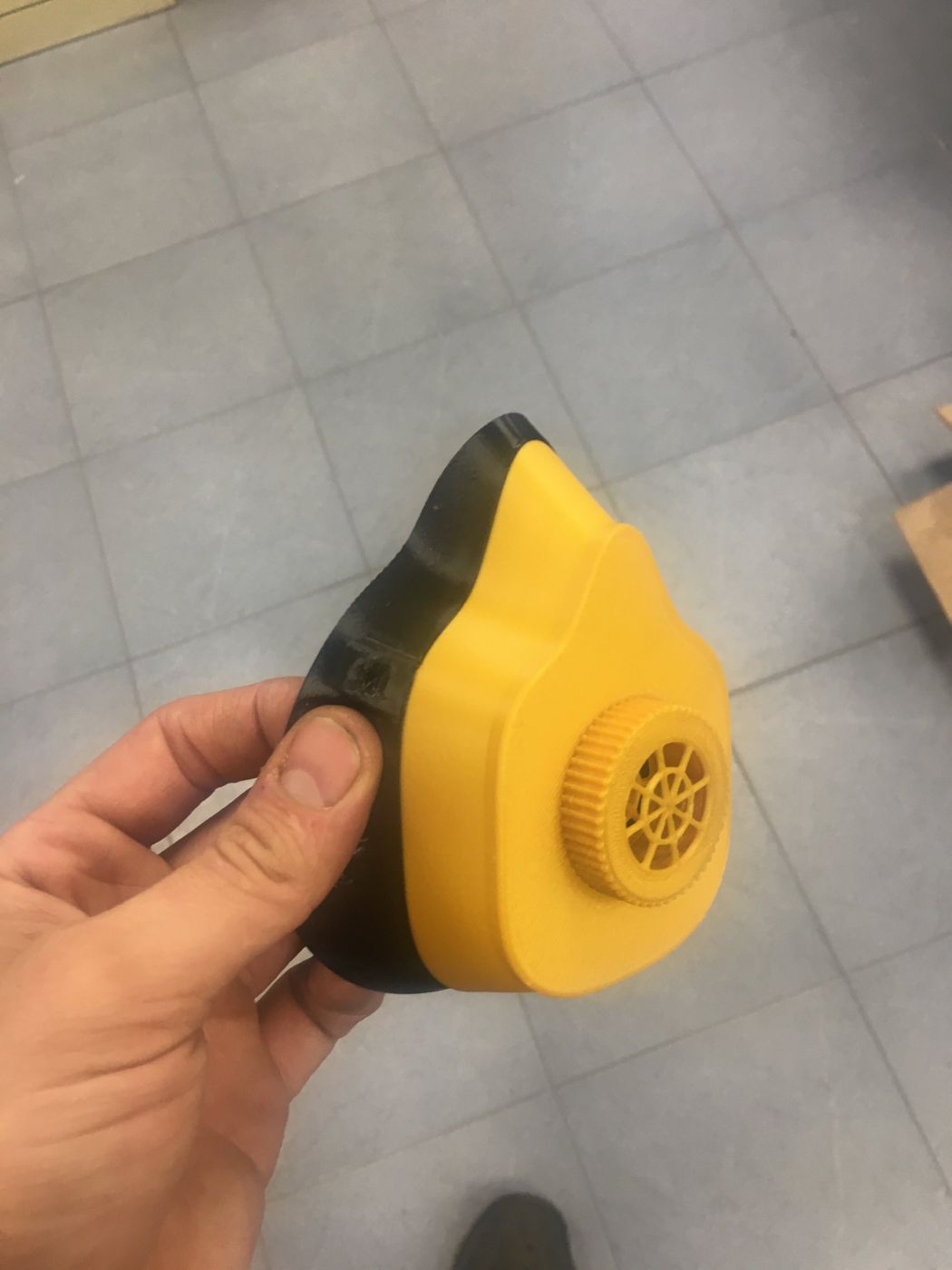 Mascarilla impresa en 3D