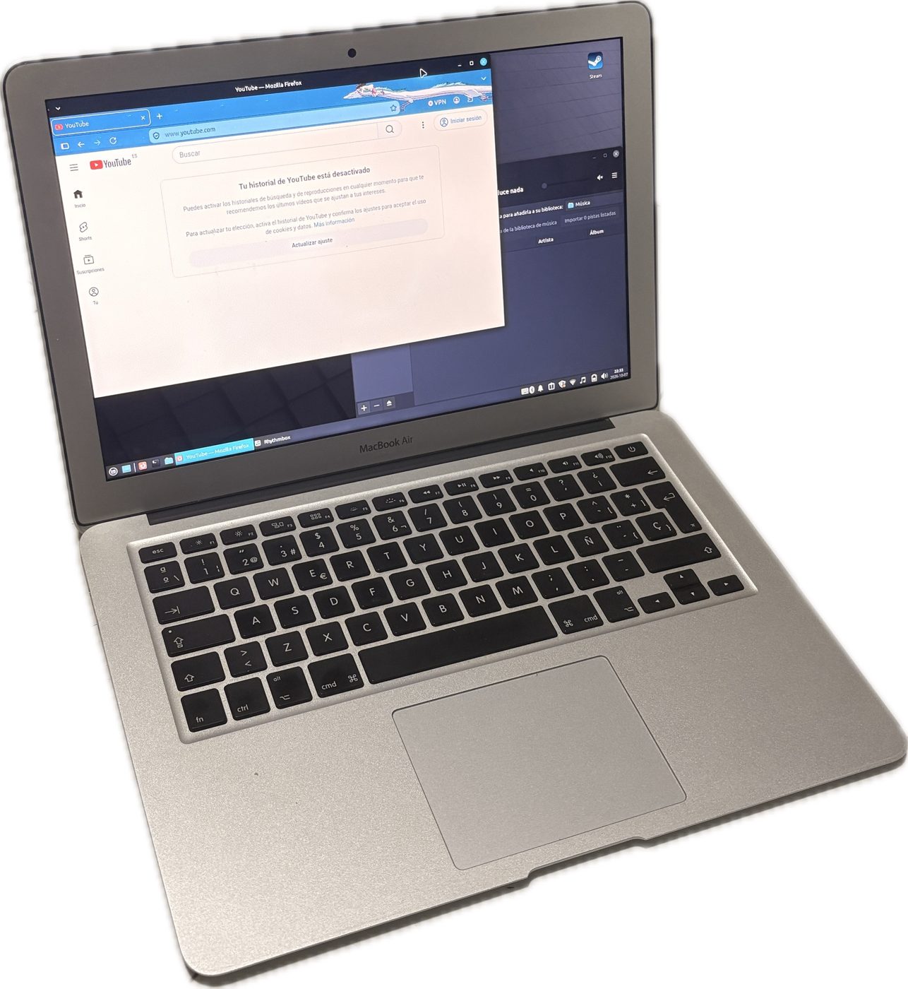 MacBook Air funcionando con Linux