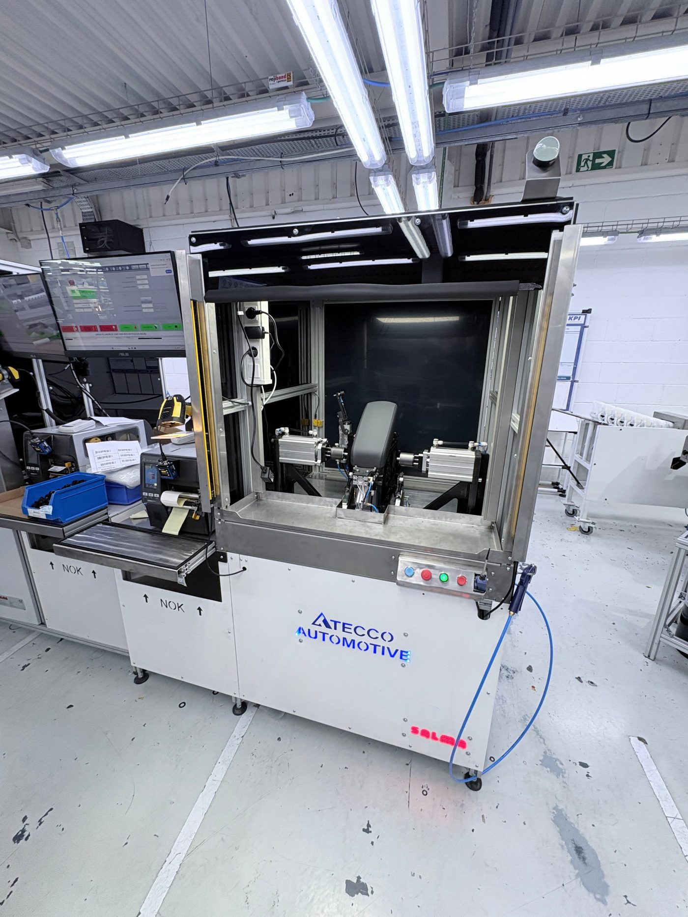 Máquina final instalada en Tecco